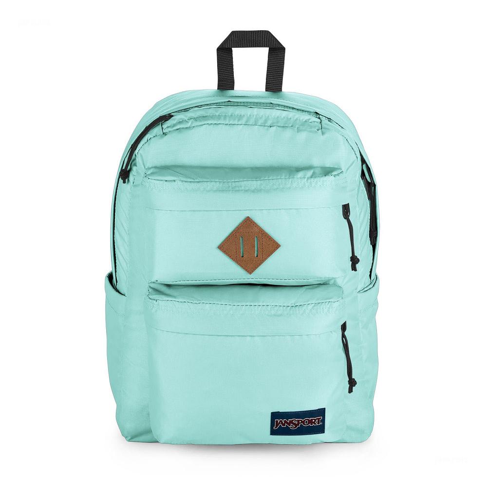 Light Blue JanSport Double Break School Backpacks | US_JS401