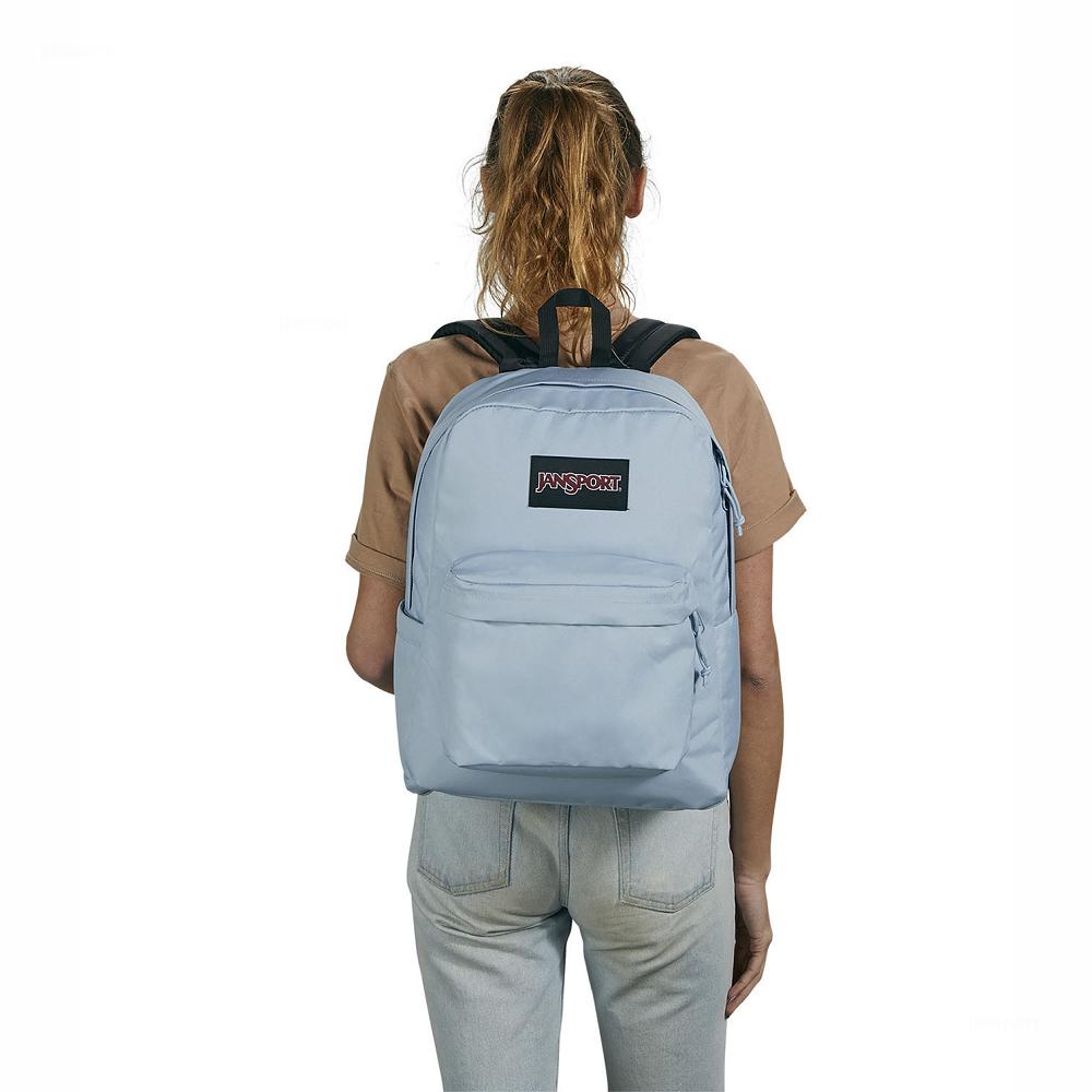 Light Blue JanSport SuperBreak® Plus Laptop Backpacks | US_JS457