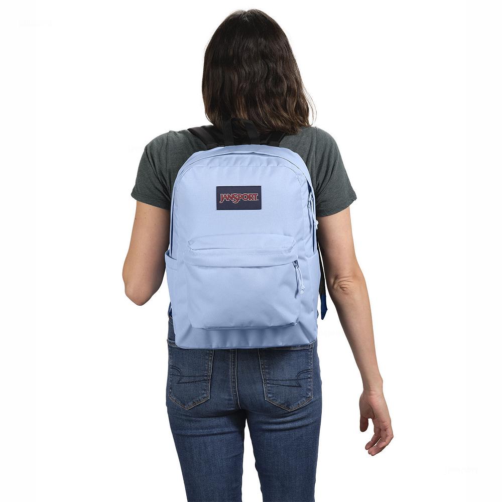 Light Blue JanSport SuperBreak® School Backpacks | US_JS182