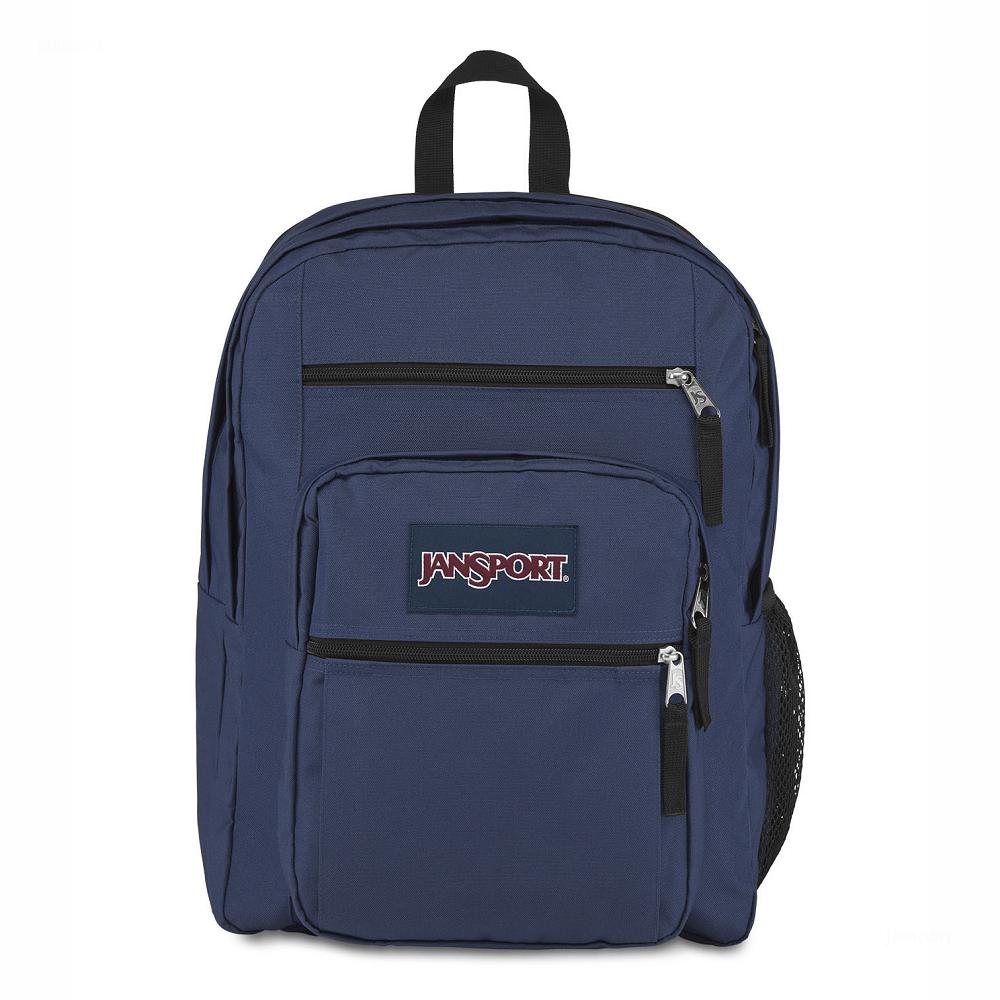 Navy JanSport BIG STUDENT Laptop Backpacks | US_JS134