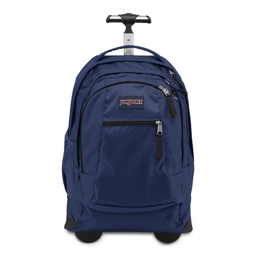 Navy JanSport Driver 8 Rolling Laptop Backpacks | US_JS202