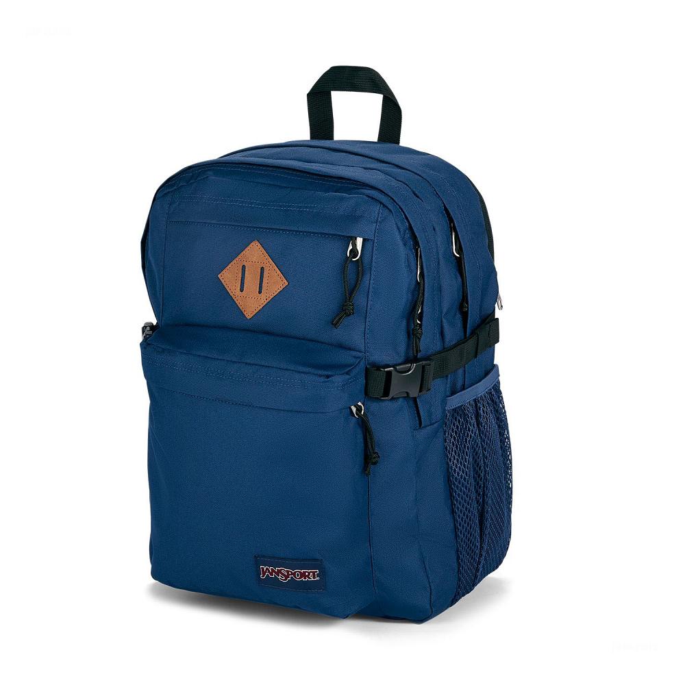 Navy JanSport Main Campus Laptop Backpacks | US_JS338