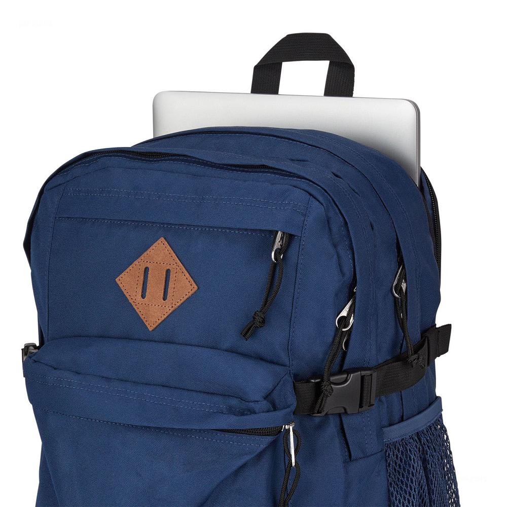 Navy JanSport Main Campus Laptop Backpacks | US_JS338