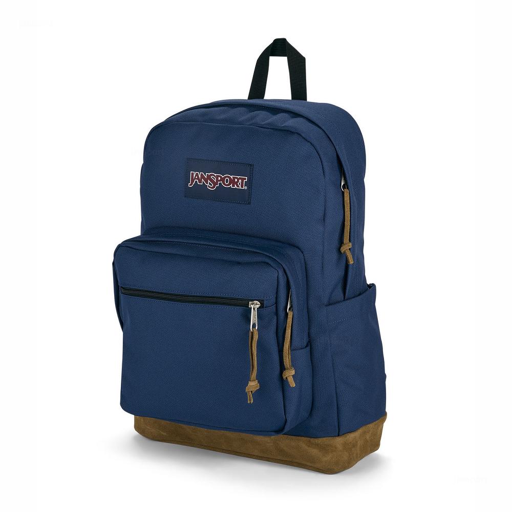 Navy JanSport Right Pack Laptop Backpacks | US_JS582