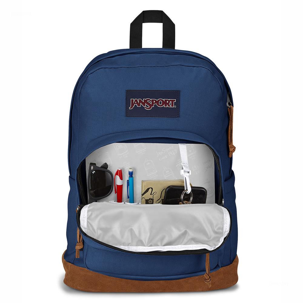 Navy JanSport Right Pack Laptop Backpacks | US_JS582