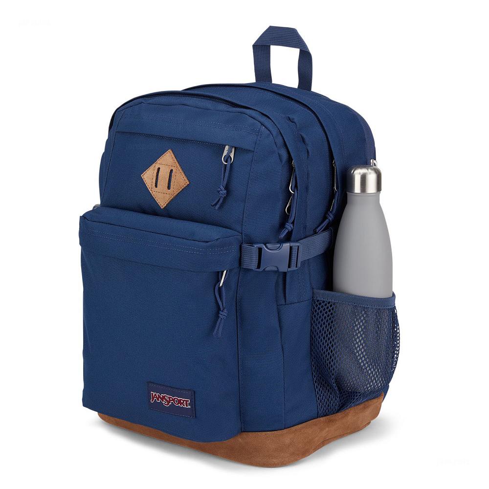 Navy JanSport SUEDE CAMPUS Laptop Backpacks | US_JS414