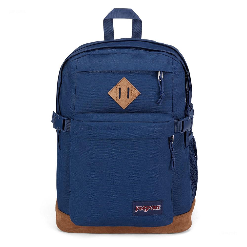 Navy JanSport SUEDE CAMPUS Laptop Backpacks | US_JS414