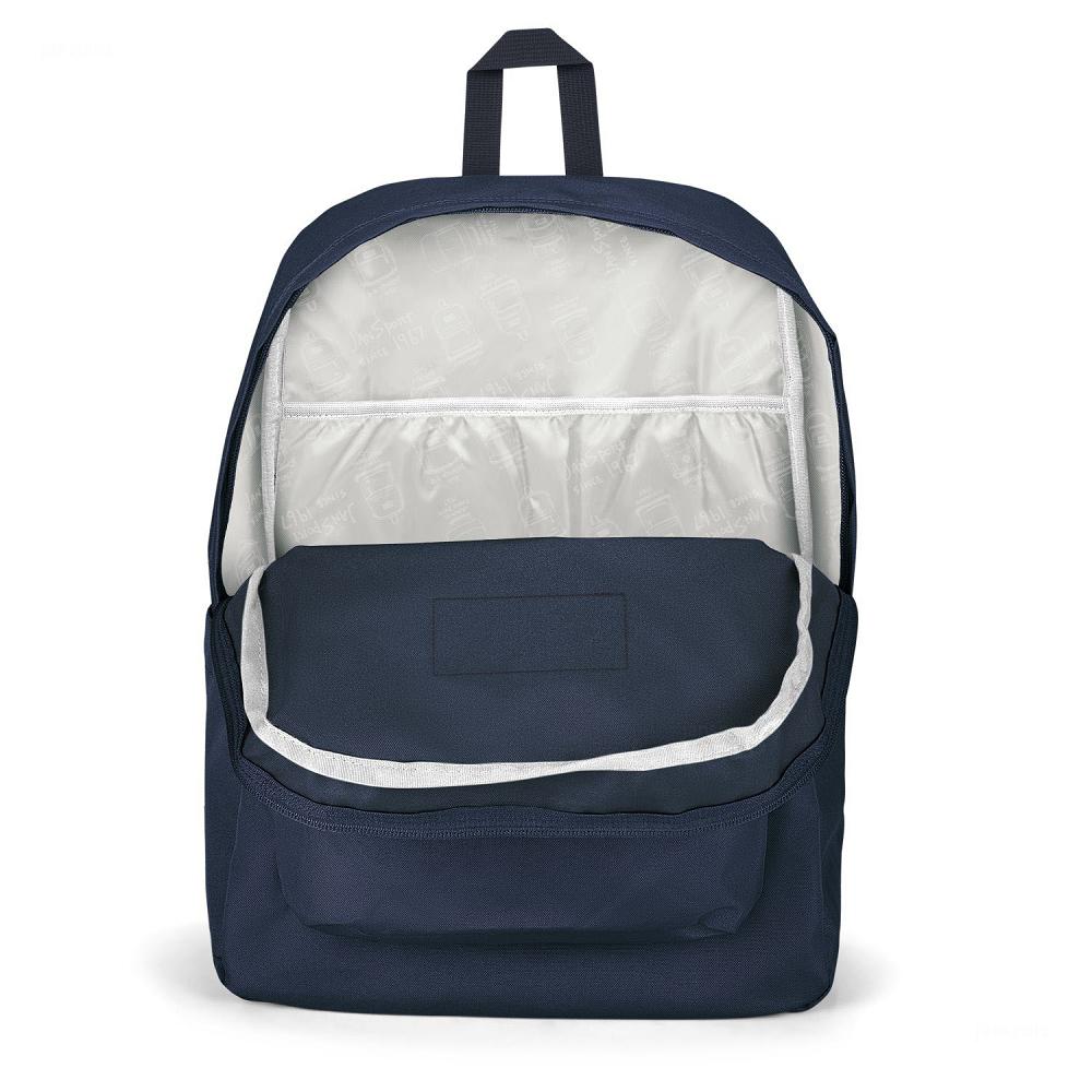 Navy JanSport SuperBreak® Plus Laptop Backpacks | US_JS287