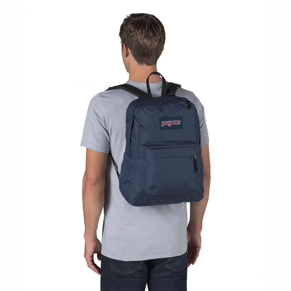 Navy JanSport SuperBreak® School Backpacks | US_JS072