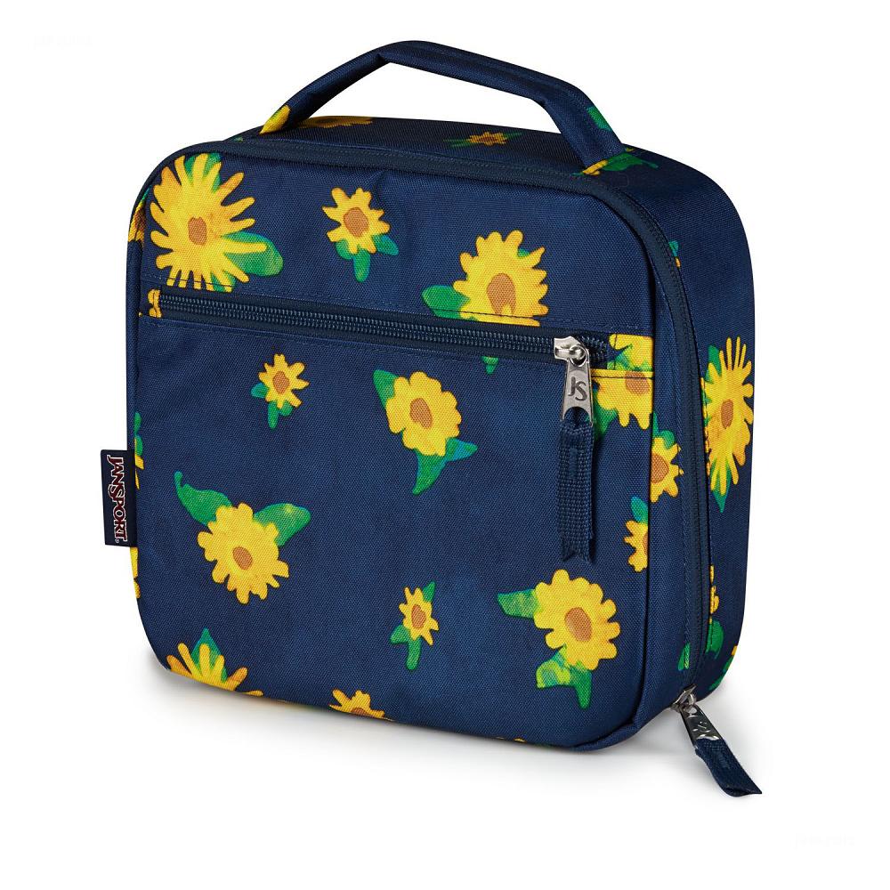 Navy / Yellow JanSport LUNCH BREAK Lunch Bags | US_JS17B