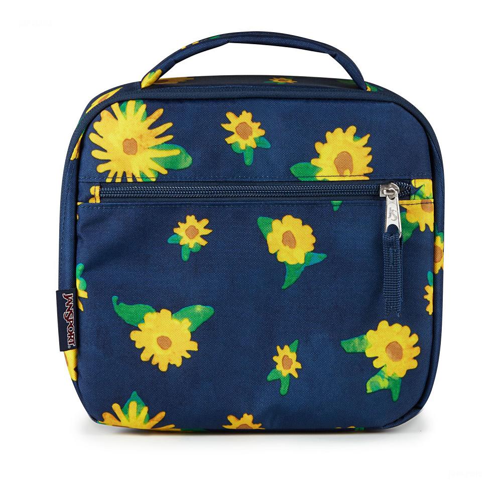 Navy / Yellow JanSport LUNCH BREAK Lunch Bags | US_JS17B