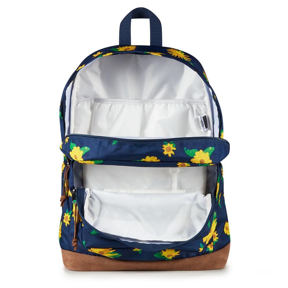 Navy / Yellow JanSport Right Pack Laptop Backpacks | US_JS183