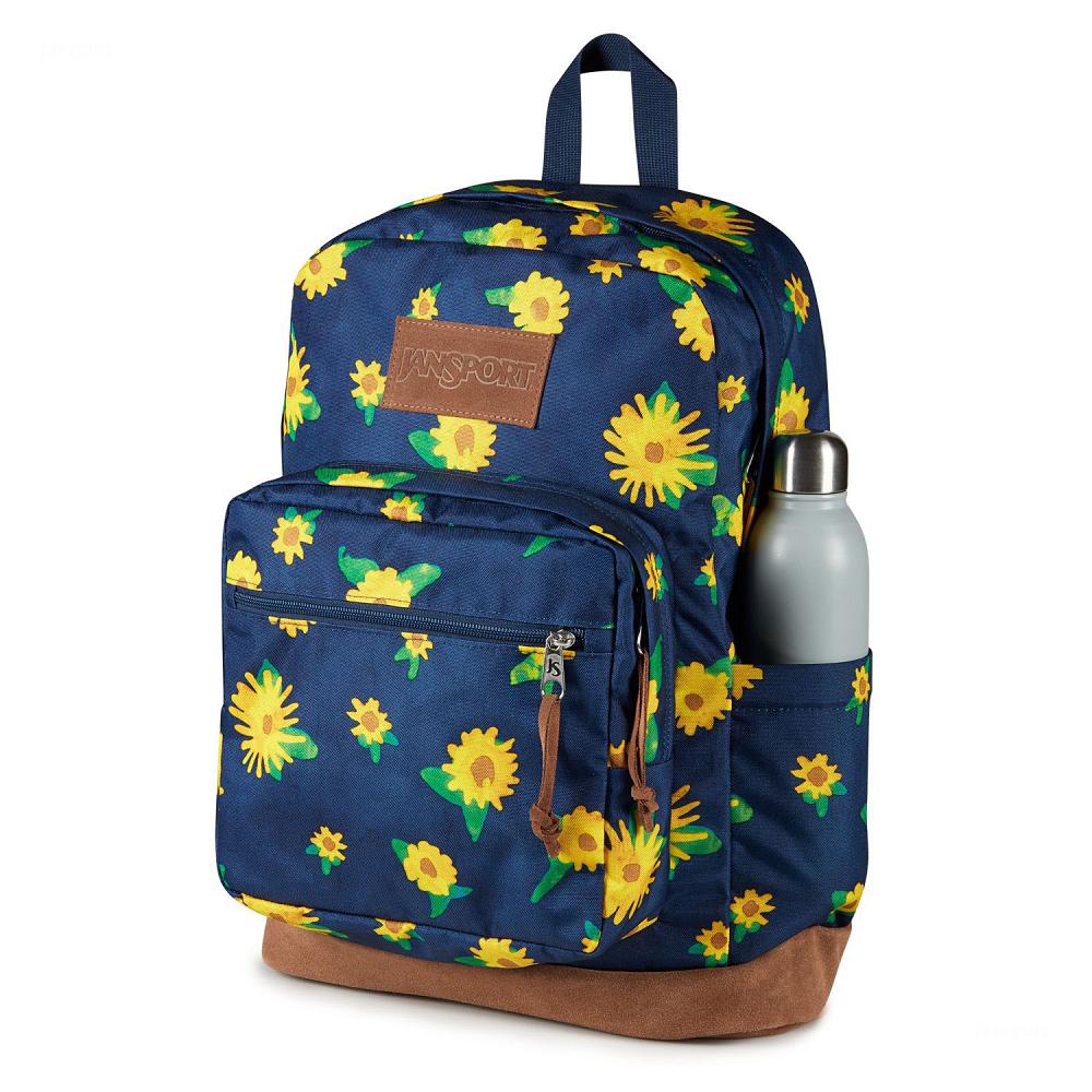 Navy / Yellow JanSport Right Pack Laptop Backpacks | US_JS183