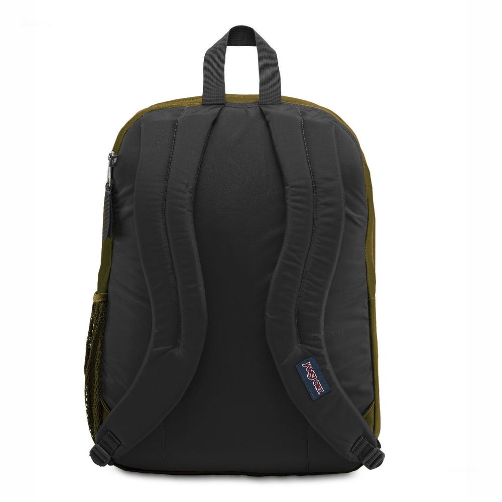 Olive JanSport BIG STUDENT Laptop Backpacks | US_JS476