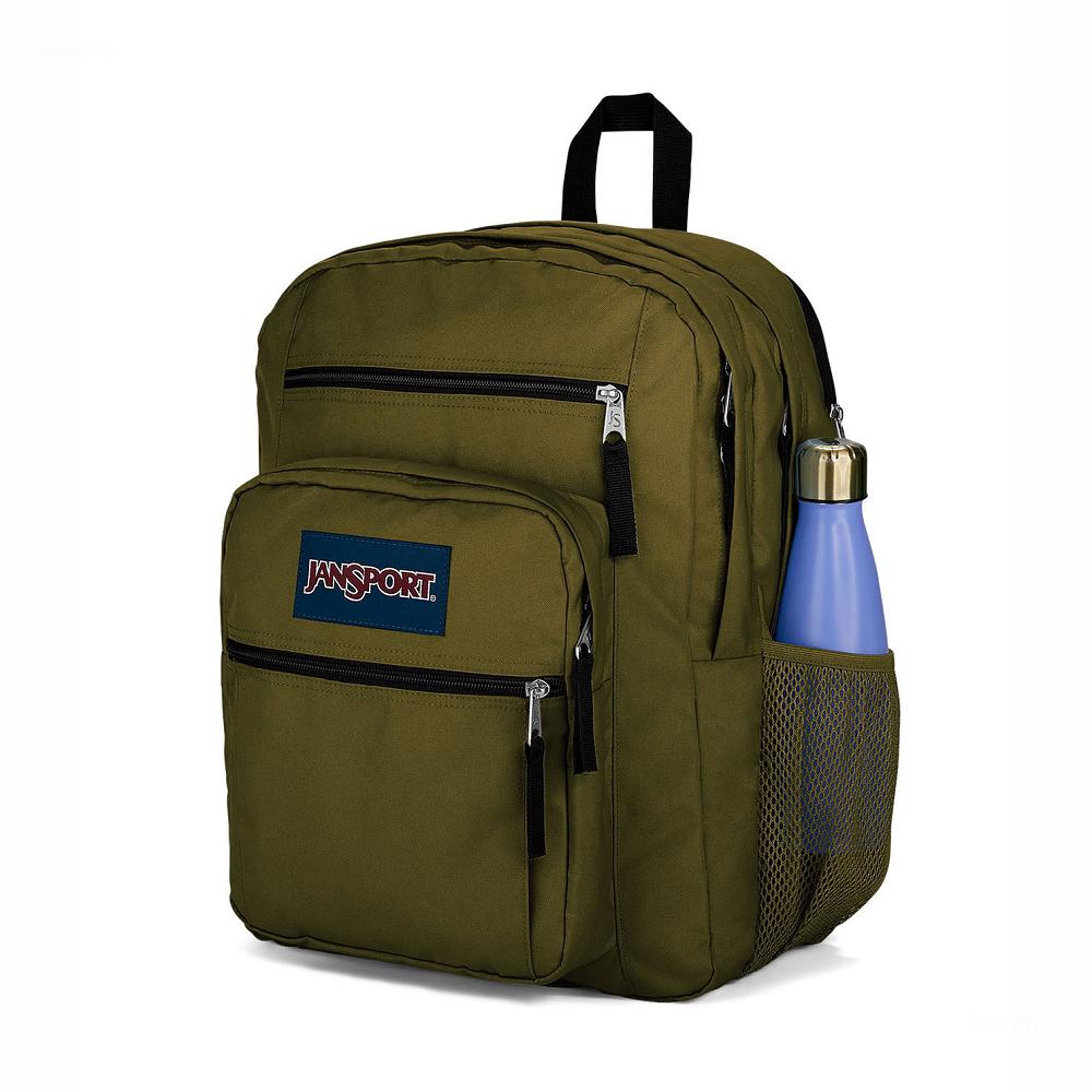 Olive JanSport BIG STUDENT Laptop Backpacks | US_JS476