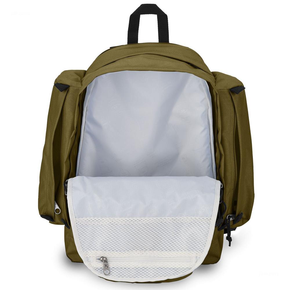 Olive JanSport Field Pack Laptop Backpacks | US_JS042