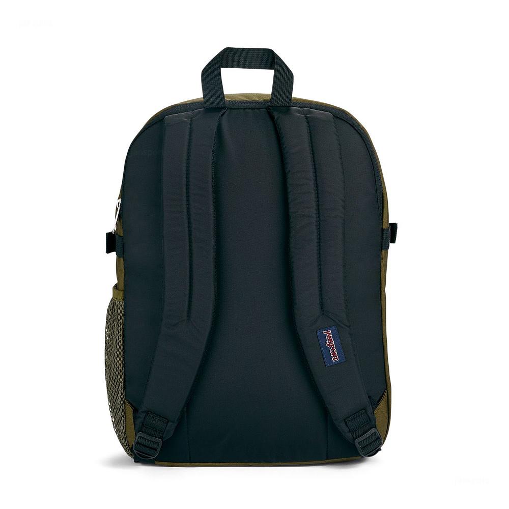 Olive JanSport Main Campus Laptop Backpacks | US_JS15B