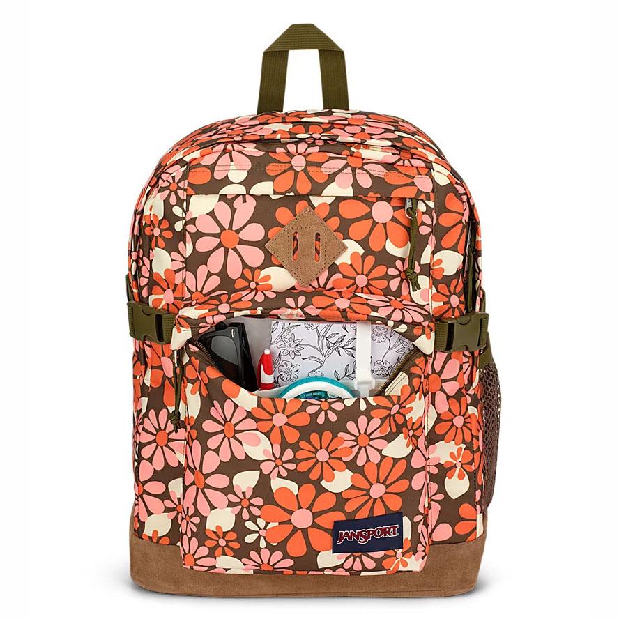 Orange JanSport SUEDE CAMPUS School Backpacks | US_JS177