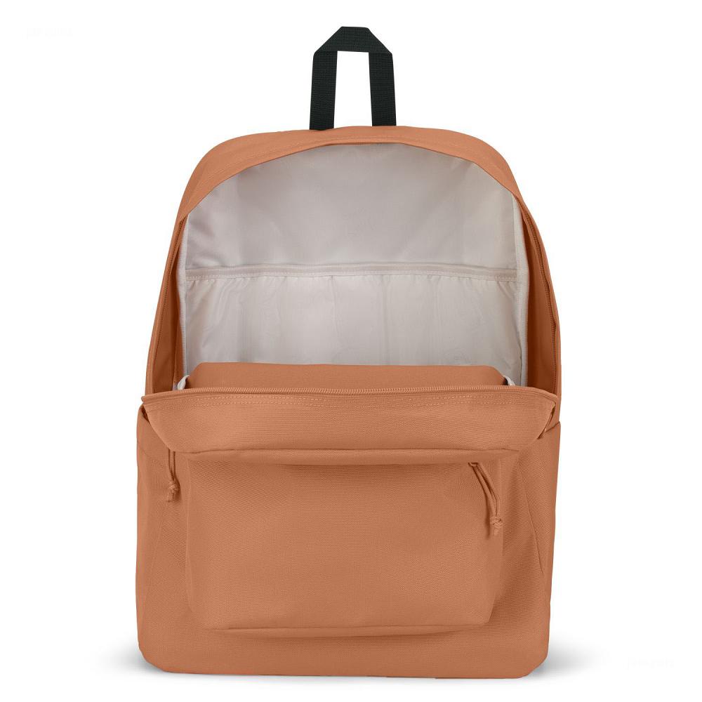 Orange JanSport SuperBreak® Plus Laptop Backpacks | US_JS347