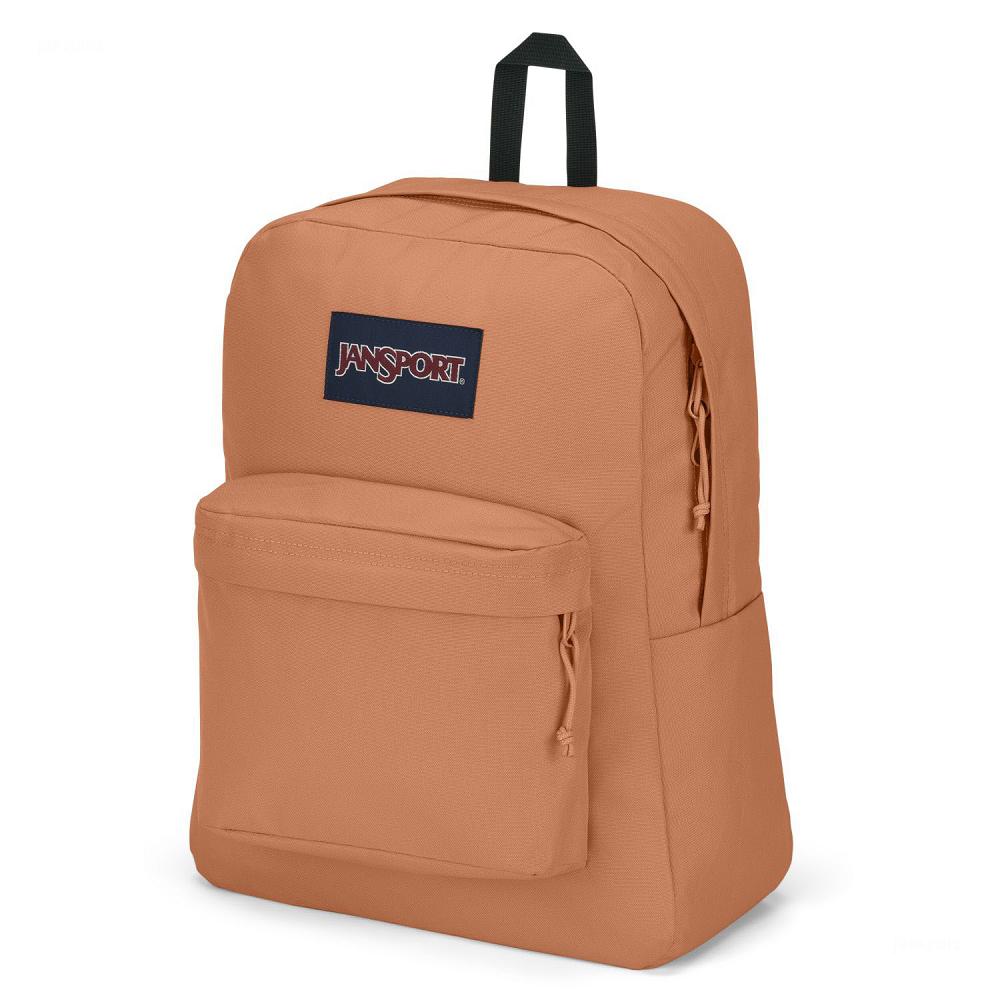 Orange JanSport SuperBreak® Plus Laptop Backpacks | US_JS347