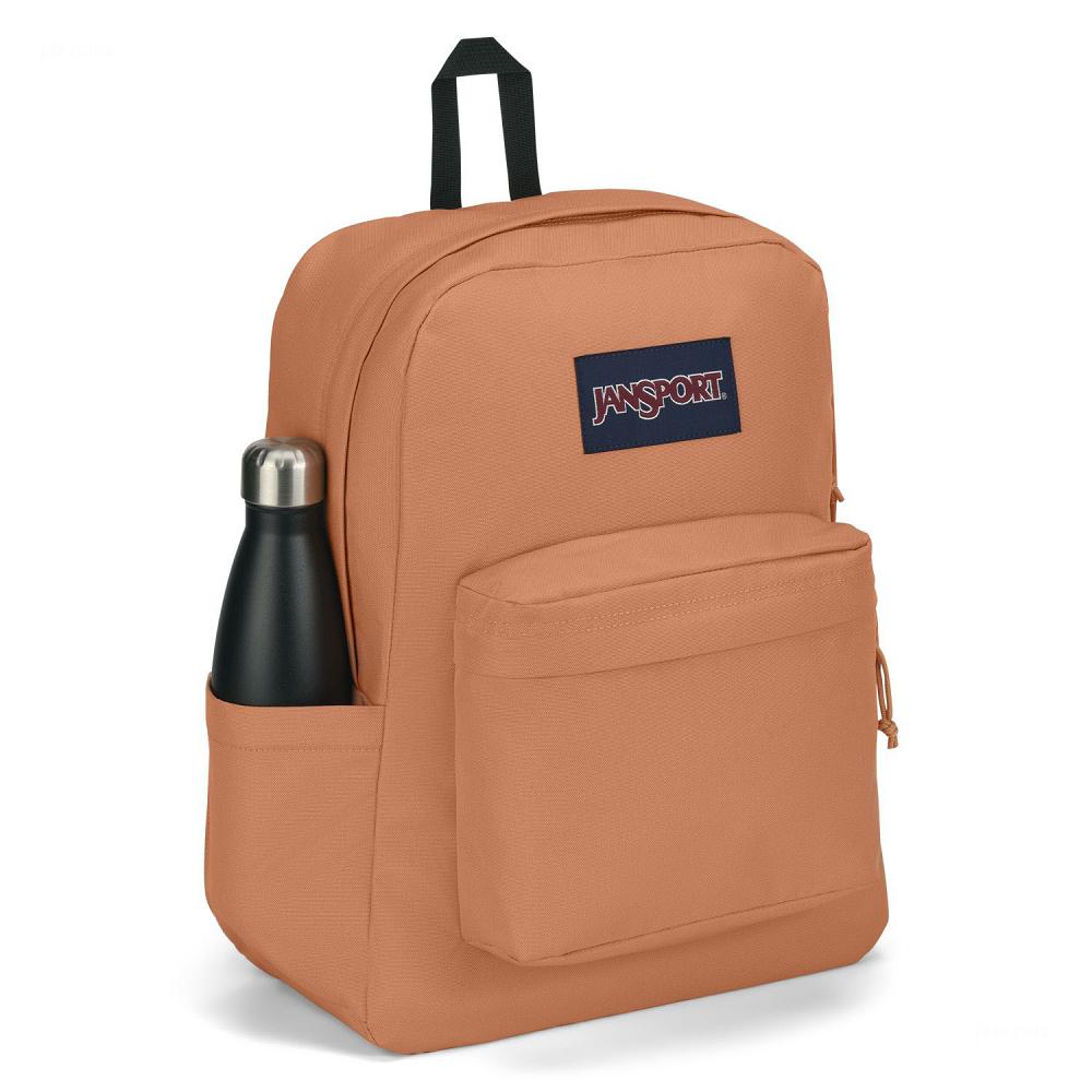 Orange JanSport SuperBreak® Plus Laptop Backpacks | US_JS347