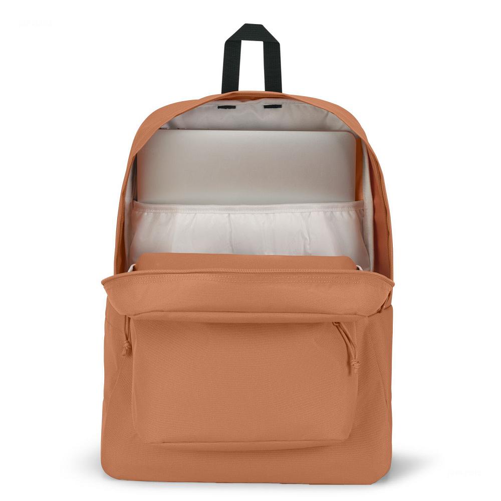 Orange JanSport SuperBreak® Plus Laptop Backpacks | US_JS347