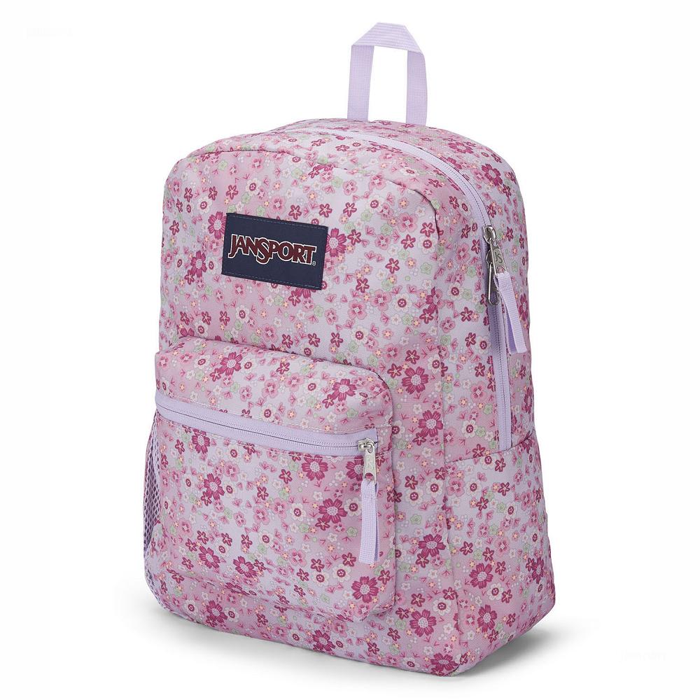 Pink JanSport CROSS TOWN School Backpacks | US_JS369