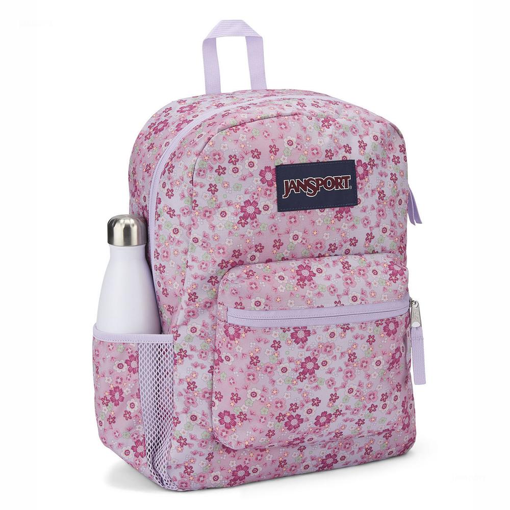 Pink JanSport CROSS TOWN School Backpacks | US_JS369