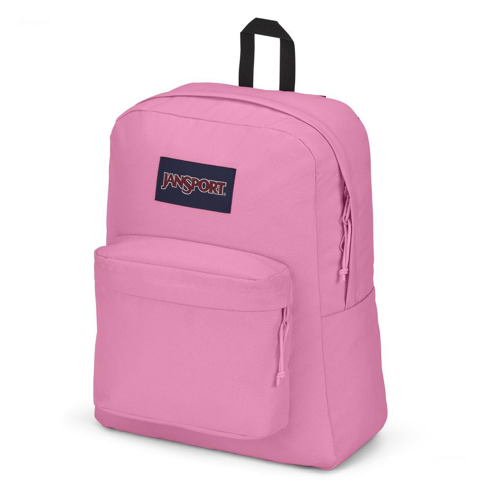 Pink JanSport SuperBreak® Plus Laptop Backpacks | US_JS155