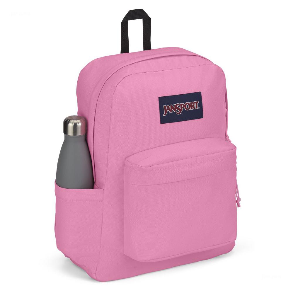 Pink JanSport SuperBreak® Plus Laptop Backpacks | US_JS155