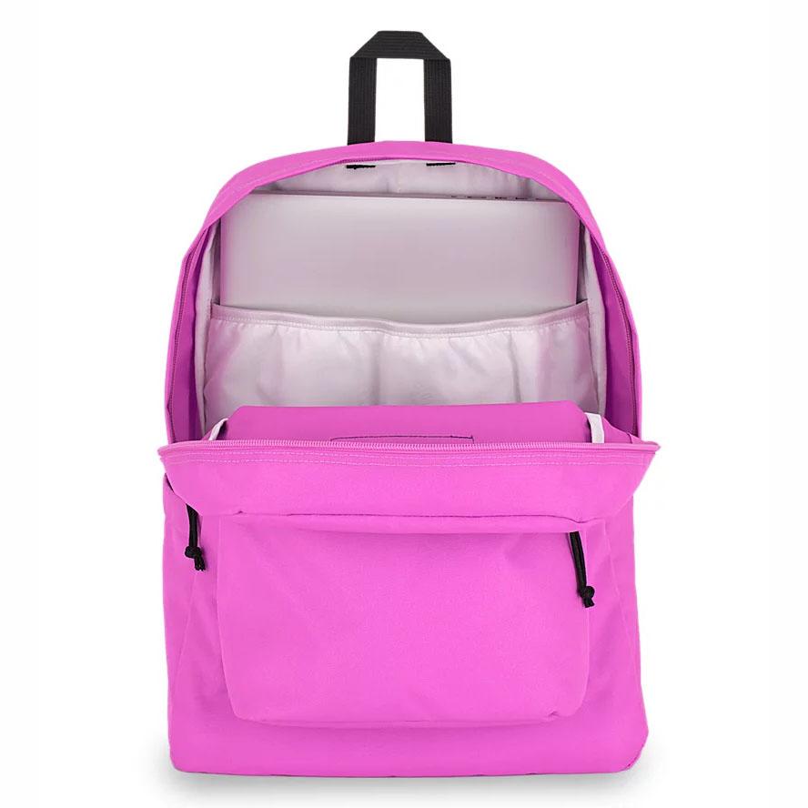 Pink JanSport SuperBreak® Plus Laptop Backpacks | US_JS447