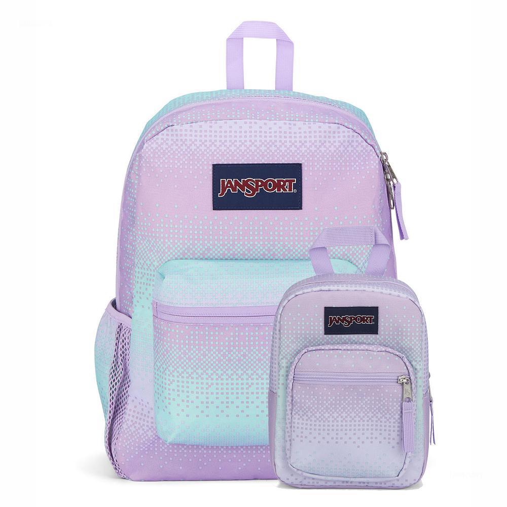 Purple JanSport CROSS TOWN + BIG BREAK School Backpacks | US_JS112