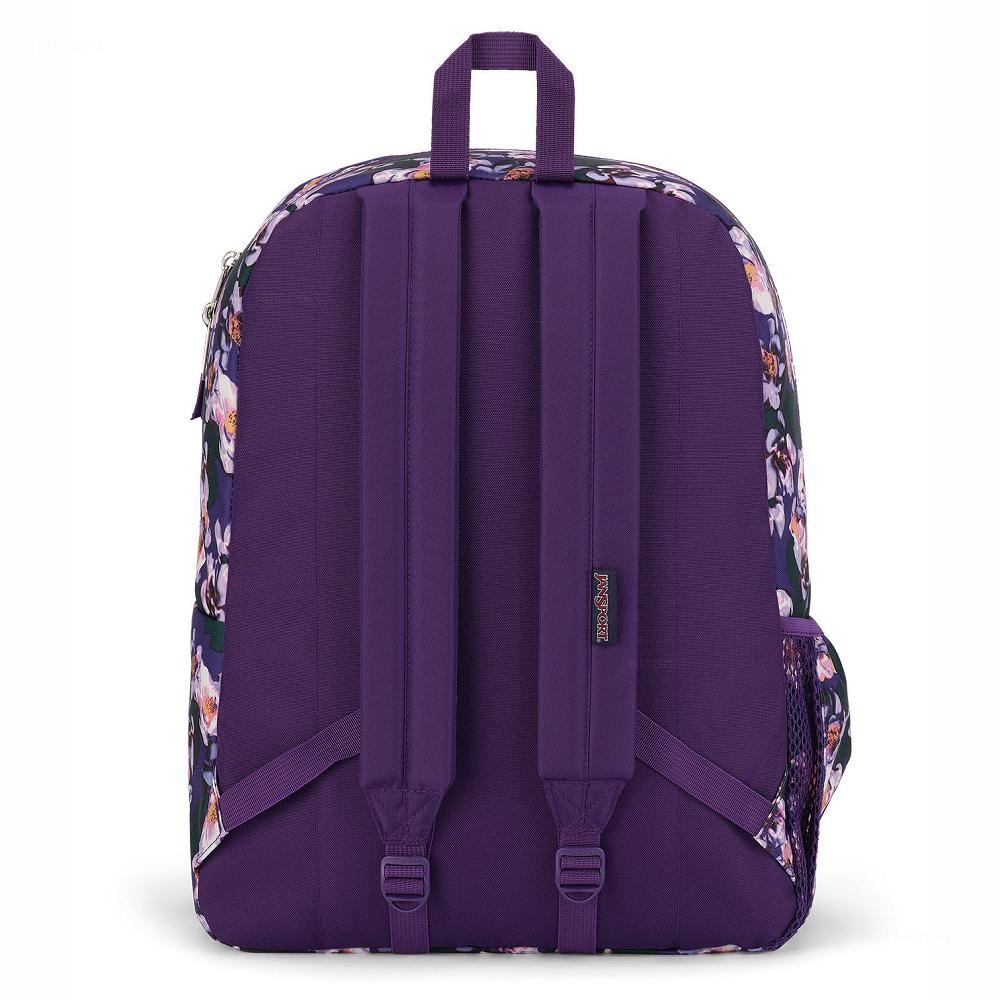 Purple JanSport CROSS TOWN School Backpacks | US_JS570