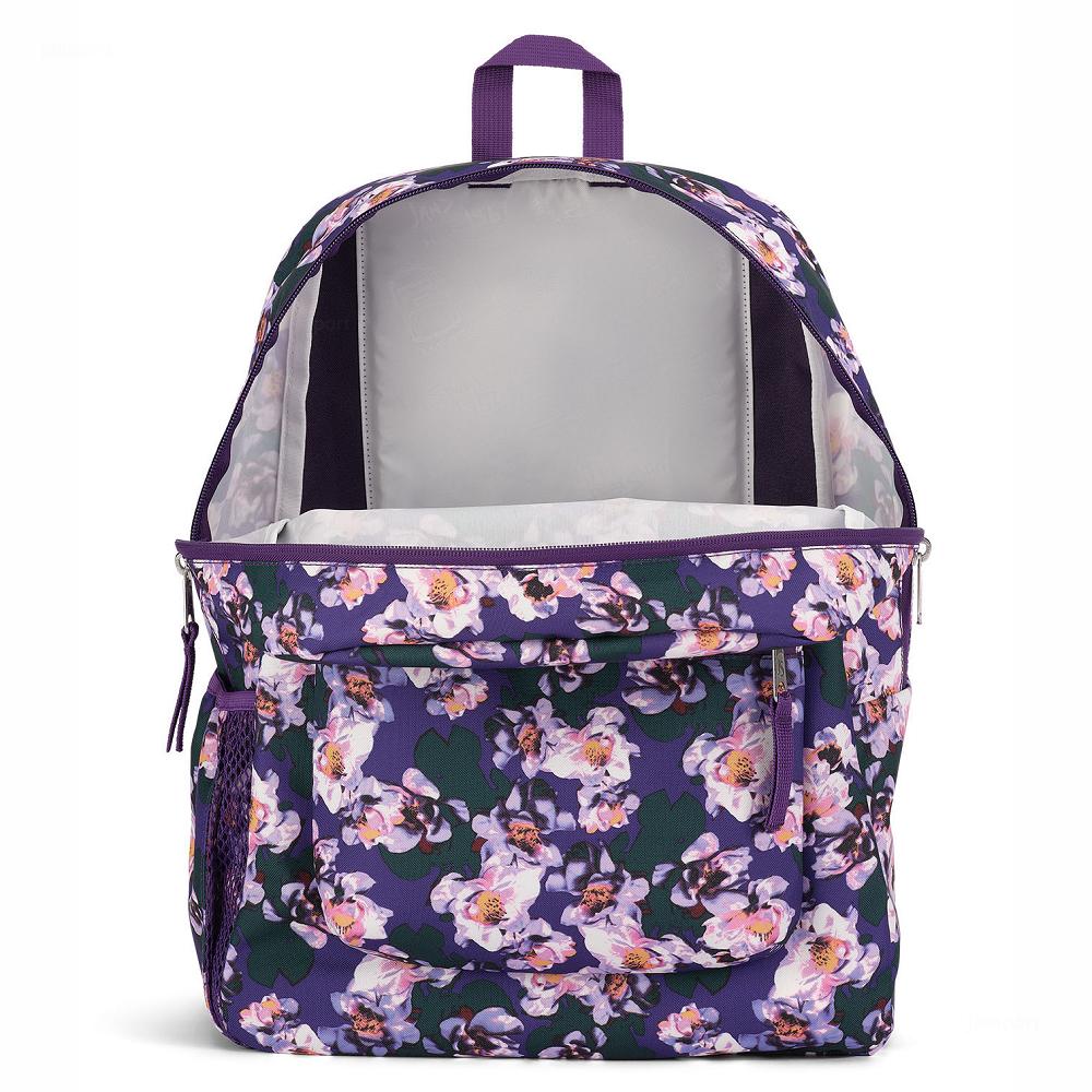 Purple JanSport CROSS TOWN School Backpacks | US_JS570