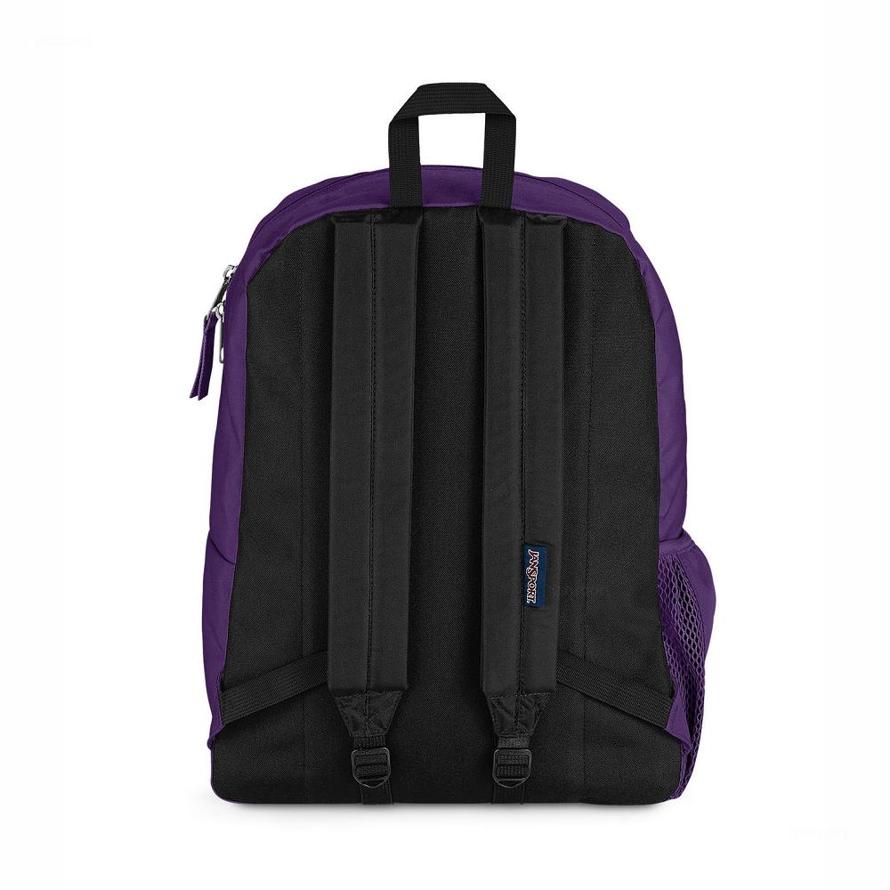 Purple JanSport CROSS TOWN School Backpacks | US_JS594