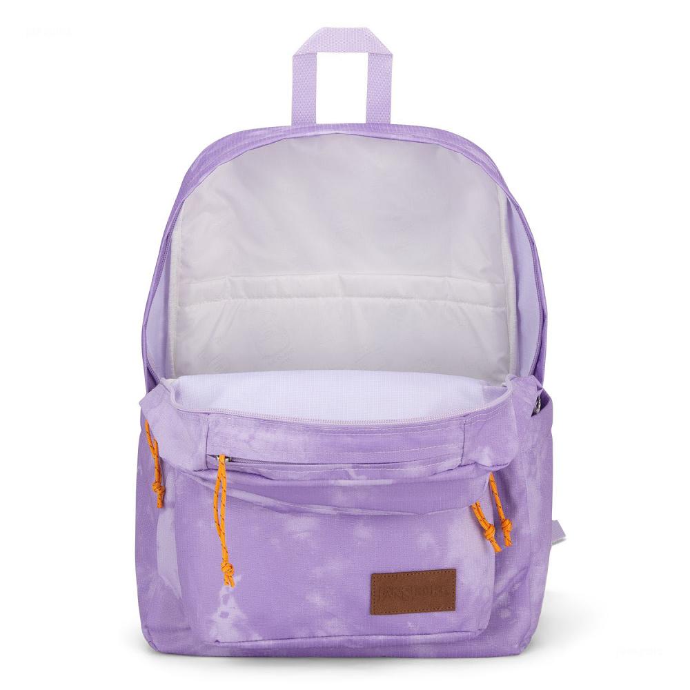 Purple JanSport Double Break Laptop Backpacks | US_JS486