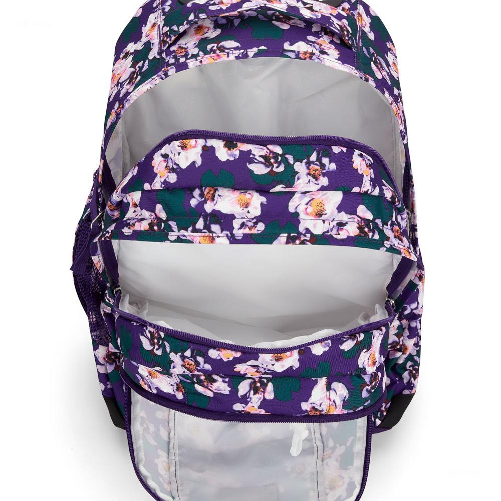 Purple JanSport Driver 8 Rolling Backpack | US_JS22B