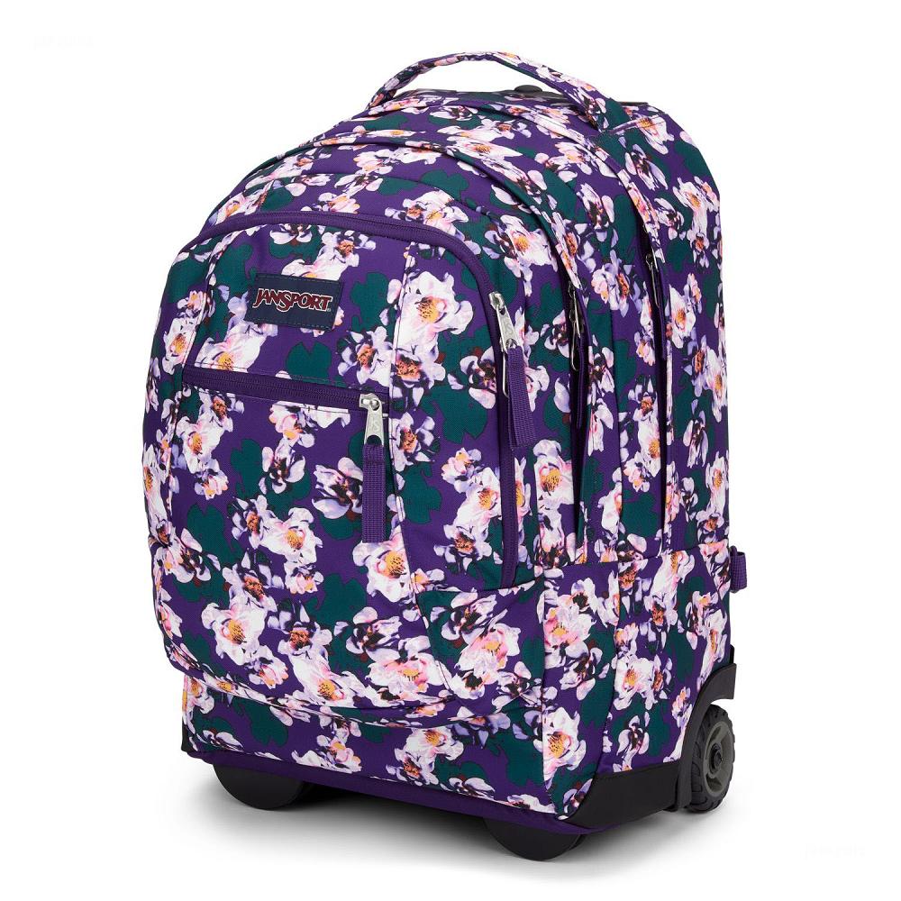 Purple JanSport Driver 8 Rolling Backpack | US_JS22B