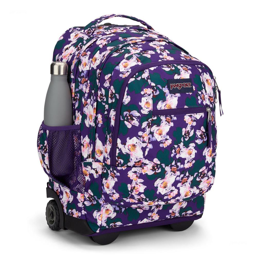 Purple JanSport Driver 8 Rolling Backpack | US_JS22B