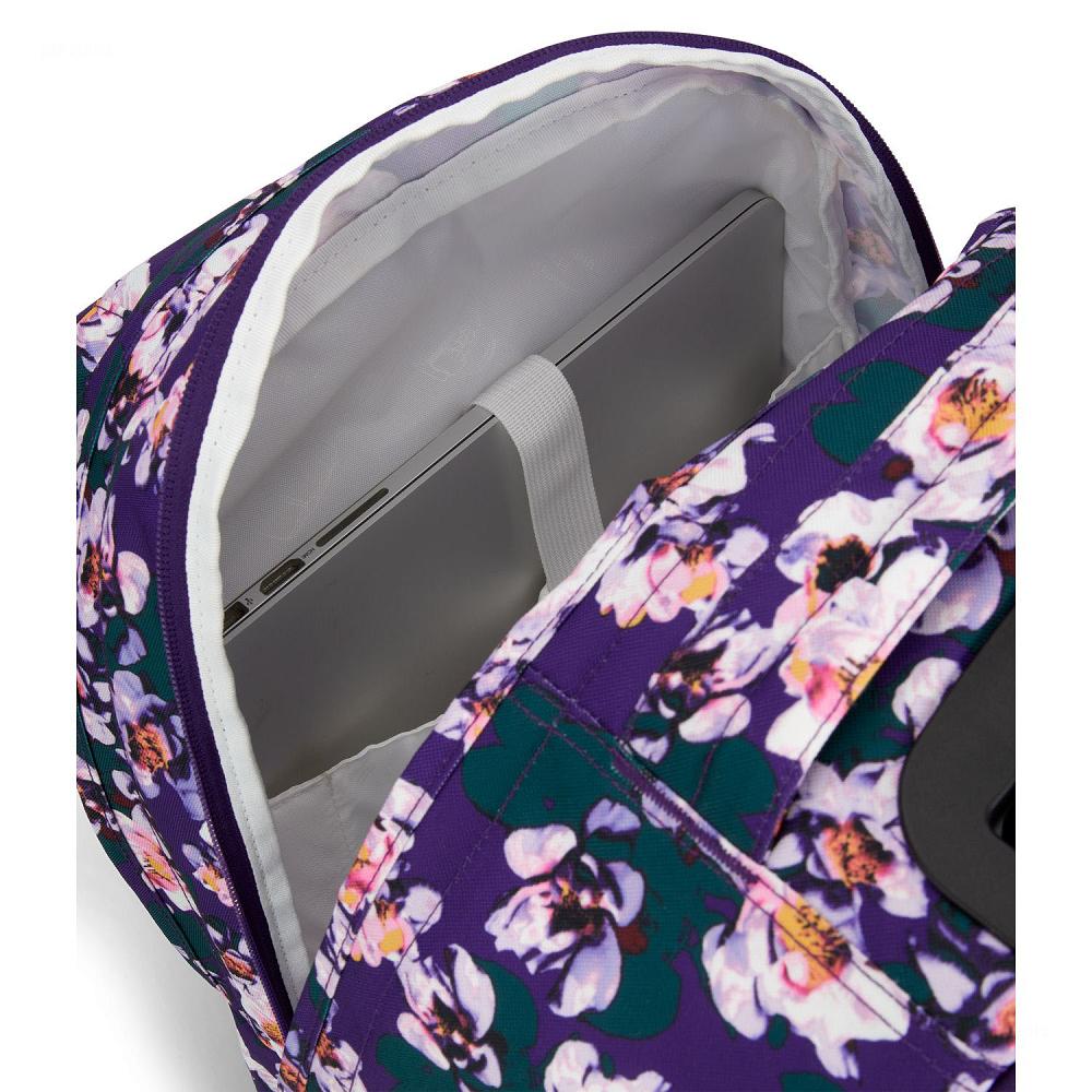 Purple JanSport Driver 8 Rolling Backpack | US_JS22B