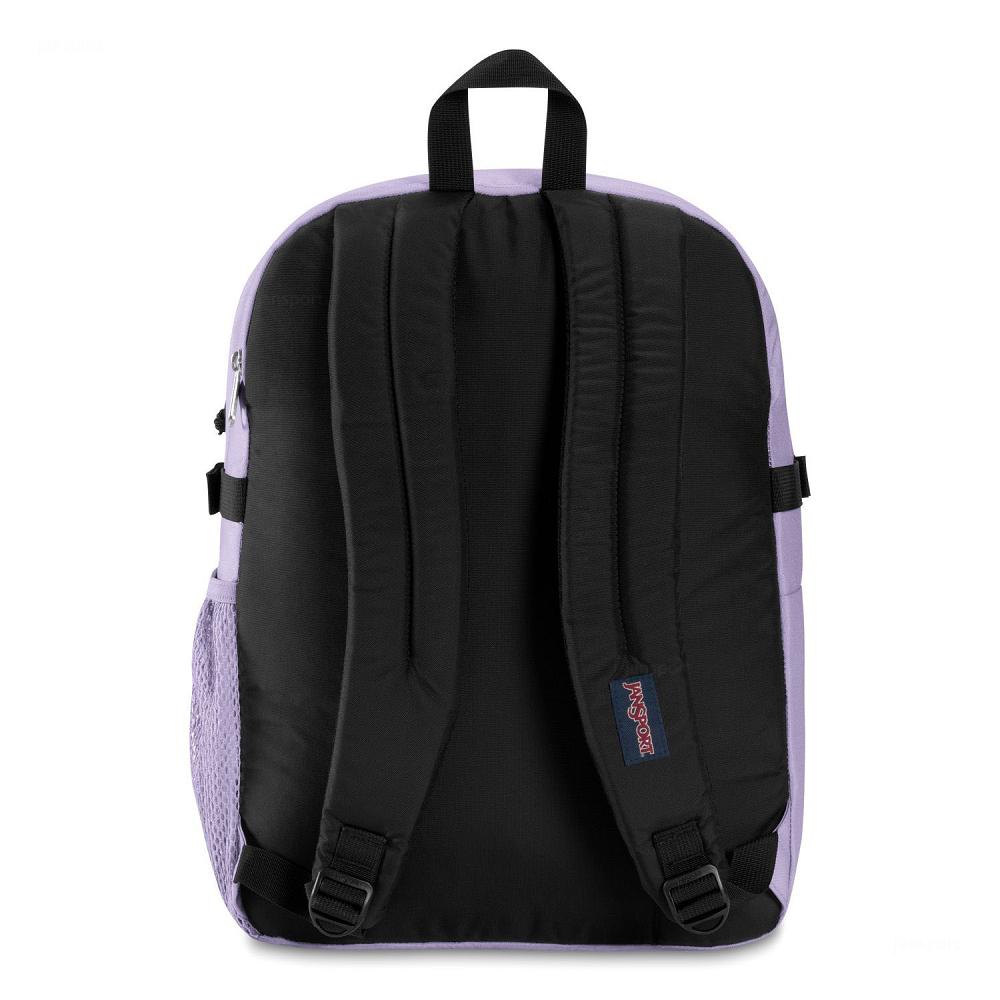 Purple JanSport Main Campus Laptop Backpacks | US_JS536