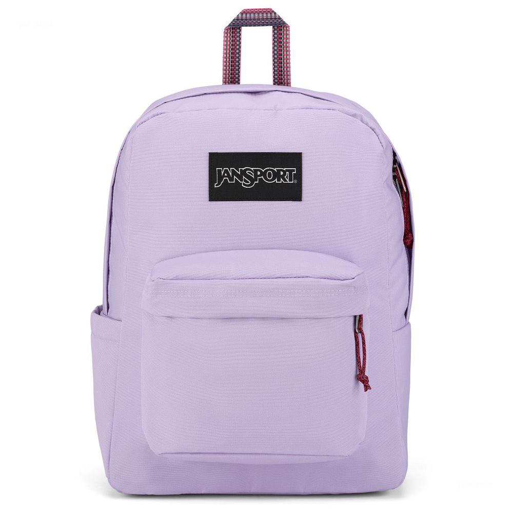 Purple JanSport Restore Pack Laptop Backpacks | US_JS596