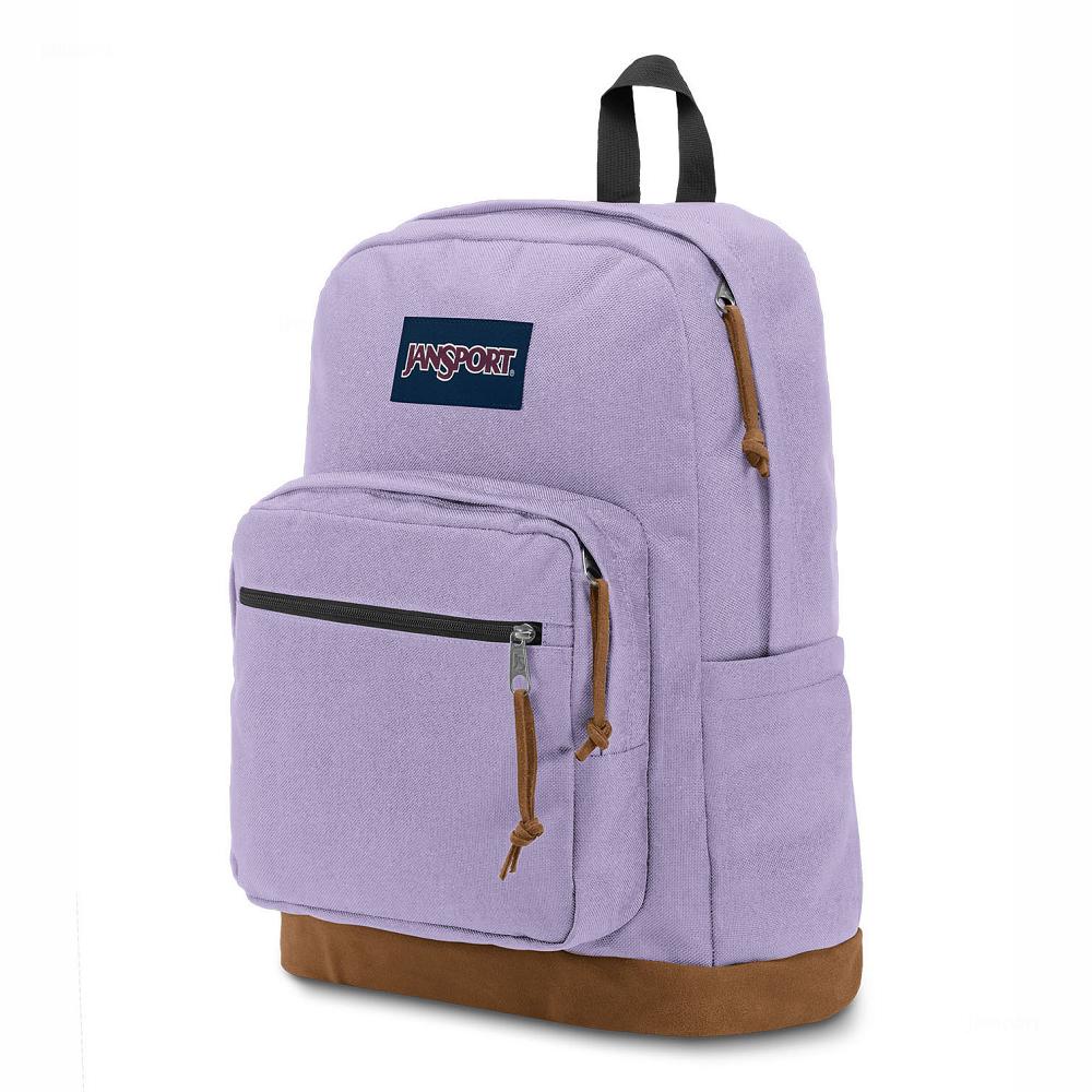 Purple JanSport Right Pack Laptop Backpacks | US_JS403