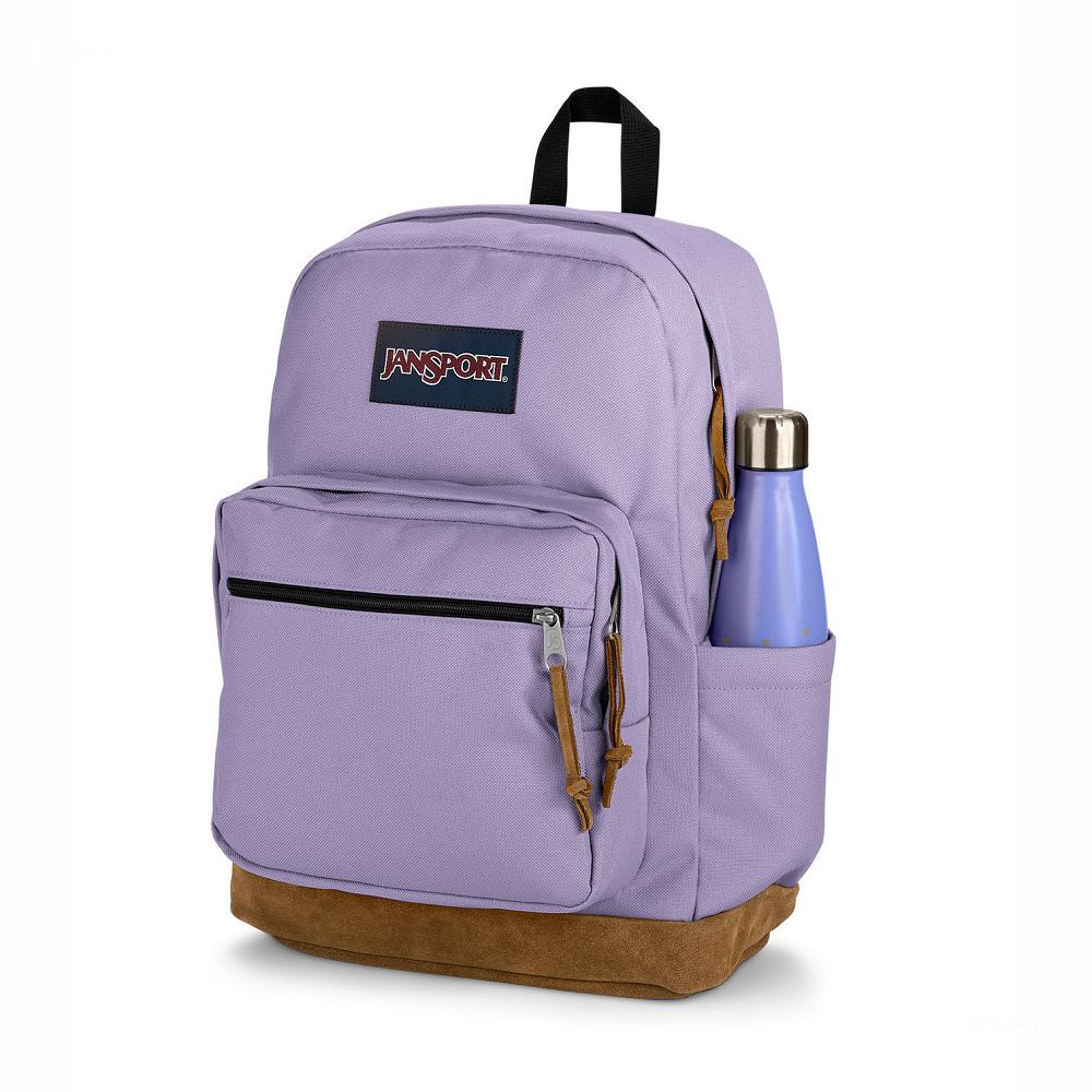 Purple JanSport Right Pack Laptop Backpacks | US_JS403