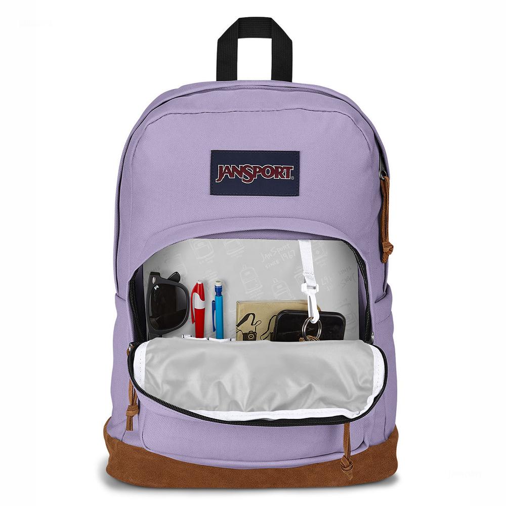 Purple JanSport Right Pack Laptop Backpacks | US_JS403