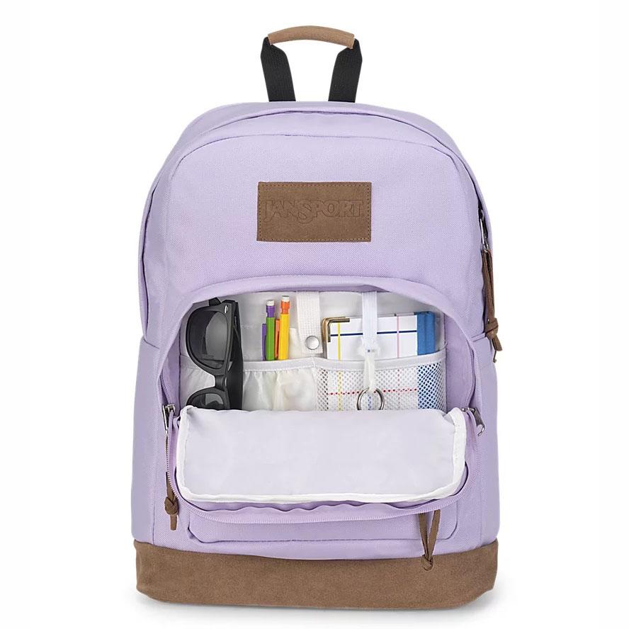 Purple JanSport Right Pack Premium Laptop Backpacks | US_JS032