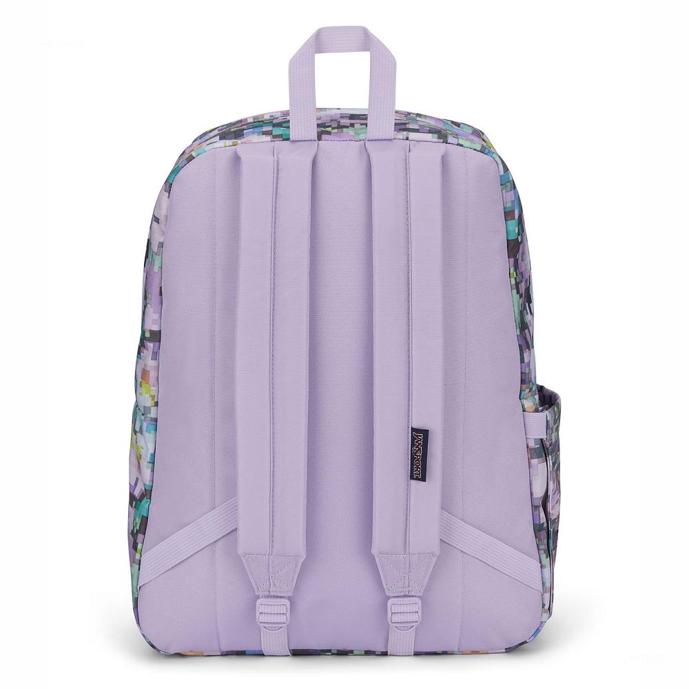 Purple JanSport SuperBreak® Plus Laptop Backpacks | US_JS021