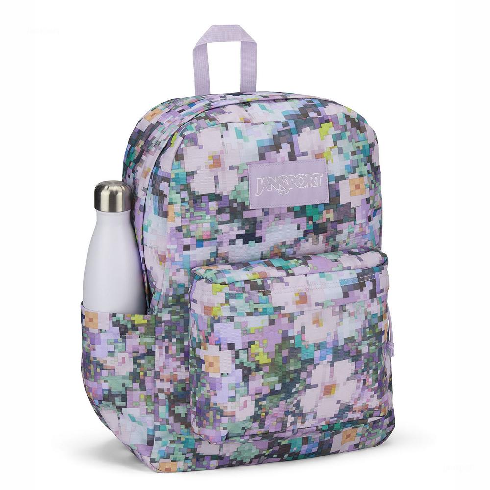 Purple JanSport SuperBreak® Plus Laptop Backpacks | US_JS021