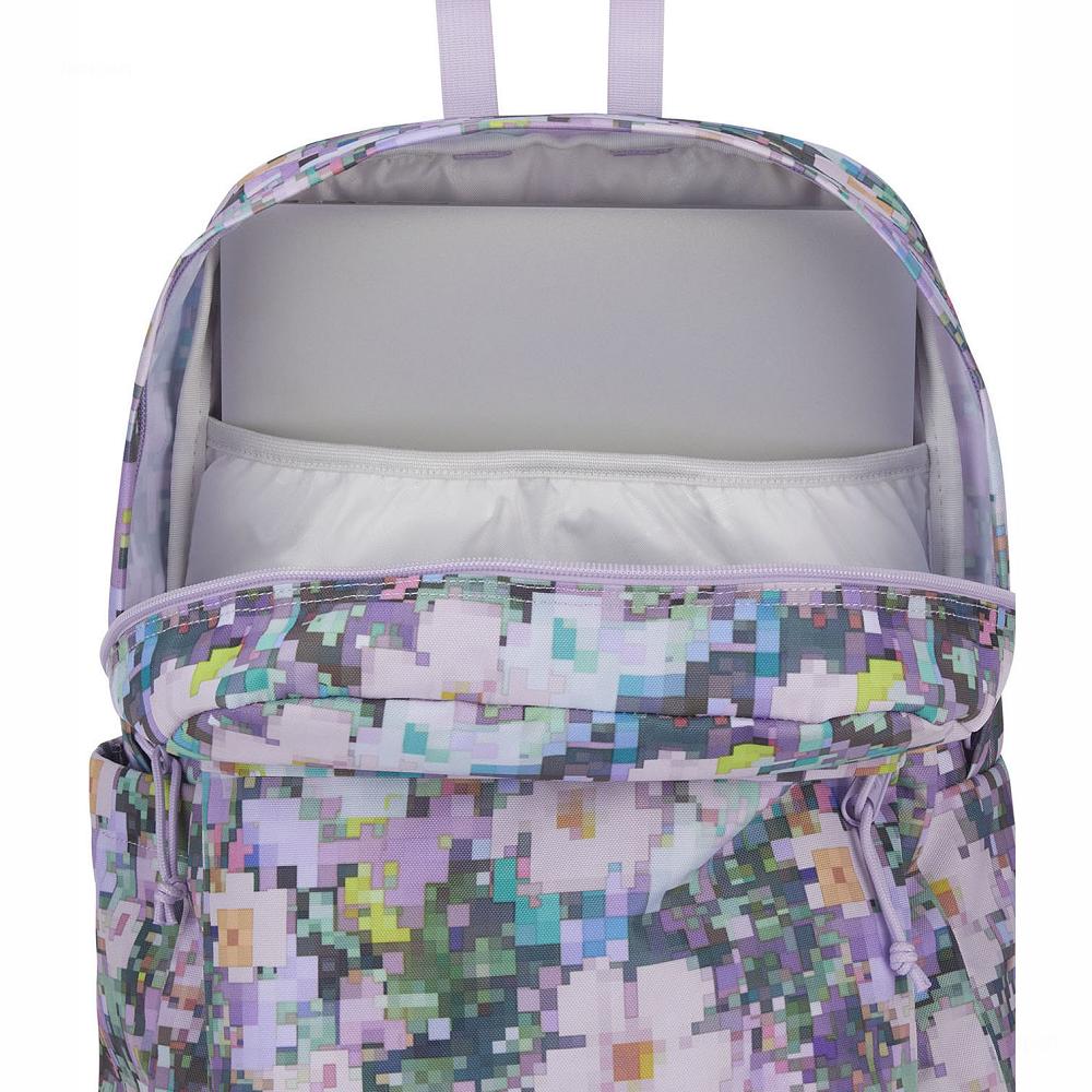 Purple JanSport SuperBreak® Plus Laptop Backpacks | US_JS021