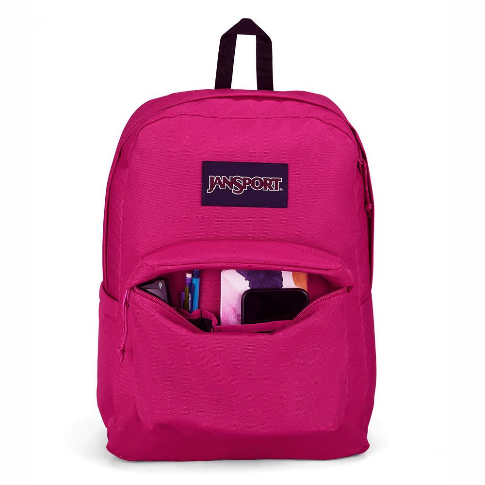 Purple JanSport SuperBreak® Plus Laptop Backpacks | US_JS02B